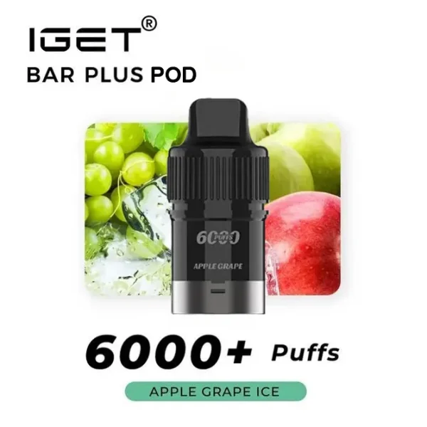 IGET Bar Plus Pod Apple Grape Ice