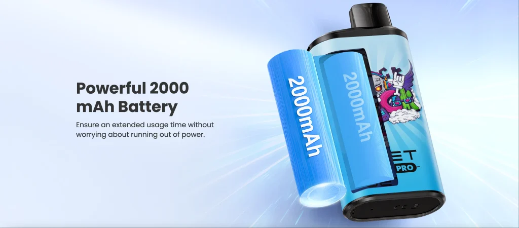 IGET BAR PRO 10K – Raspberry Grape 7 IGET BAR PRO Powerful 2000 mAh Battery