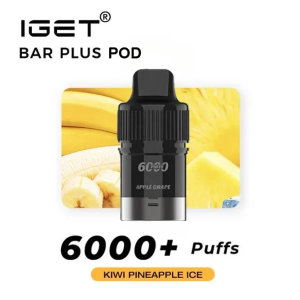 IGET Bar Plus Pod Kiwi Pineapple Ice IGET Bar Plus Pod Kiwi Pineapple Ice