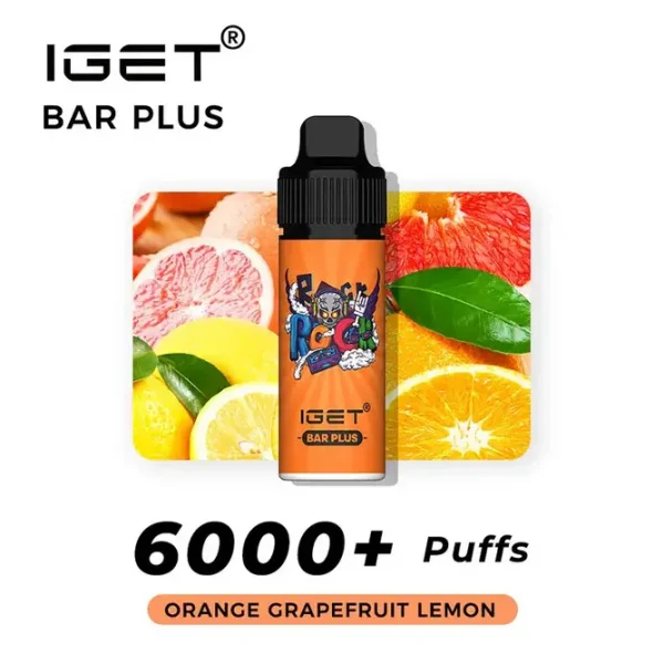 IGET Bar Plus Orange Grape Fruit Lemon