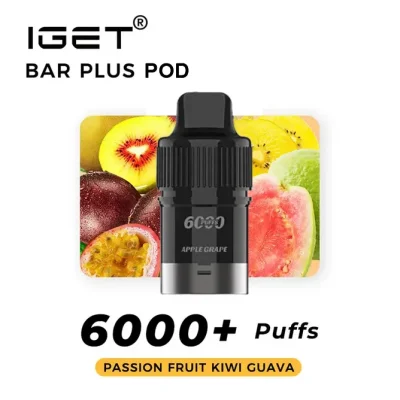 IGET Bar Plus Pod Passion Fruit Kiwi Guava
