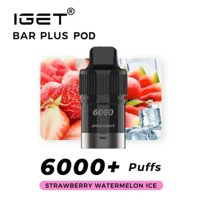 IGET Bar Plus Pod Strawberry Watermelon Ice IGET Bar Plus Pod Strawberry Watermelon Ice