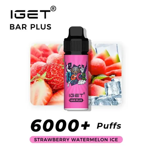IGET Bar Plus Strawberry Watermelon Ice IGET Bar Plus Strawberry Watermelon Ice
