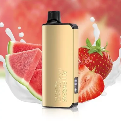 Alibarbar Ingot 9000 Puffs Strawberry Coconut Watermelon Alibarbar Ingot 9000 Puffs Strawberry Coconut Watermelon