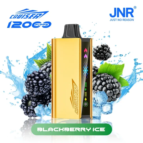 BLACKBERRY-ICE Blackberry Ice | JNR Cruiser Gold Disposable Vape 12000 Puffs