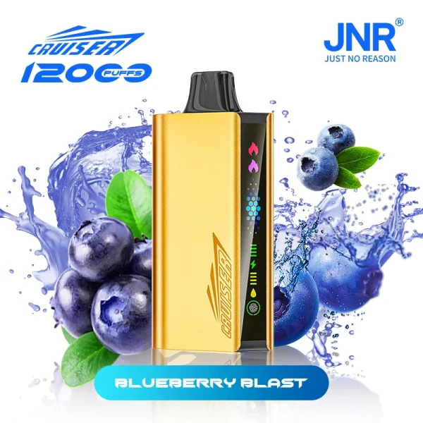BLUEBERRY-BLAST Blueberry Blast | JNR Cruiser Gold Disposable Vape 12000 Puffs