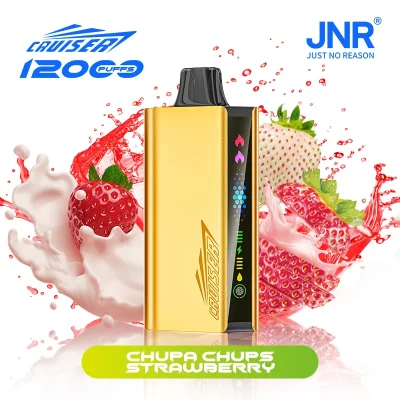 Chupa Chups Strawberry | JNR Cruiser Gold Disposable Vape 12000 Puffs