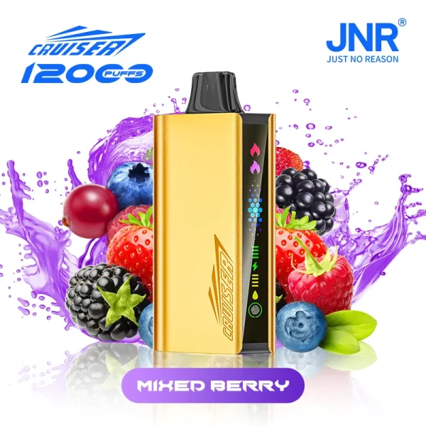 MIXED-BERRY Mixed Berry | JNR Cruiser Gold Disposable Vape 12000 Puffs