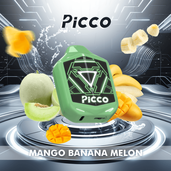 Mango-Banana-Melon Picco Voom 7000 Puffs – Mango Banana Melon