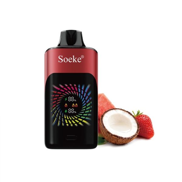 25.-Strawberry-Coconut-Watermelon-草莓椰子西瓜.jpg Soeke S9 28000 Puffs-Strawberry Coco Watermelon